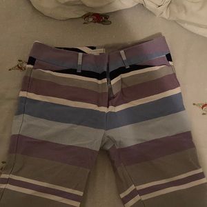 Straight Leg Stripped Dress Pants